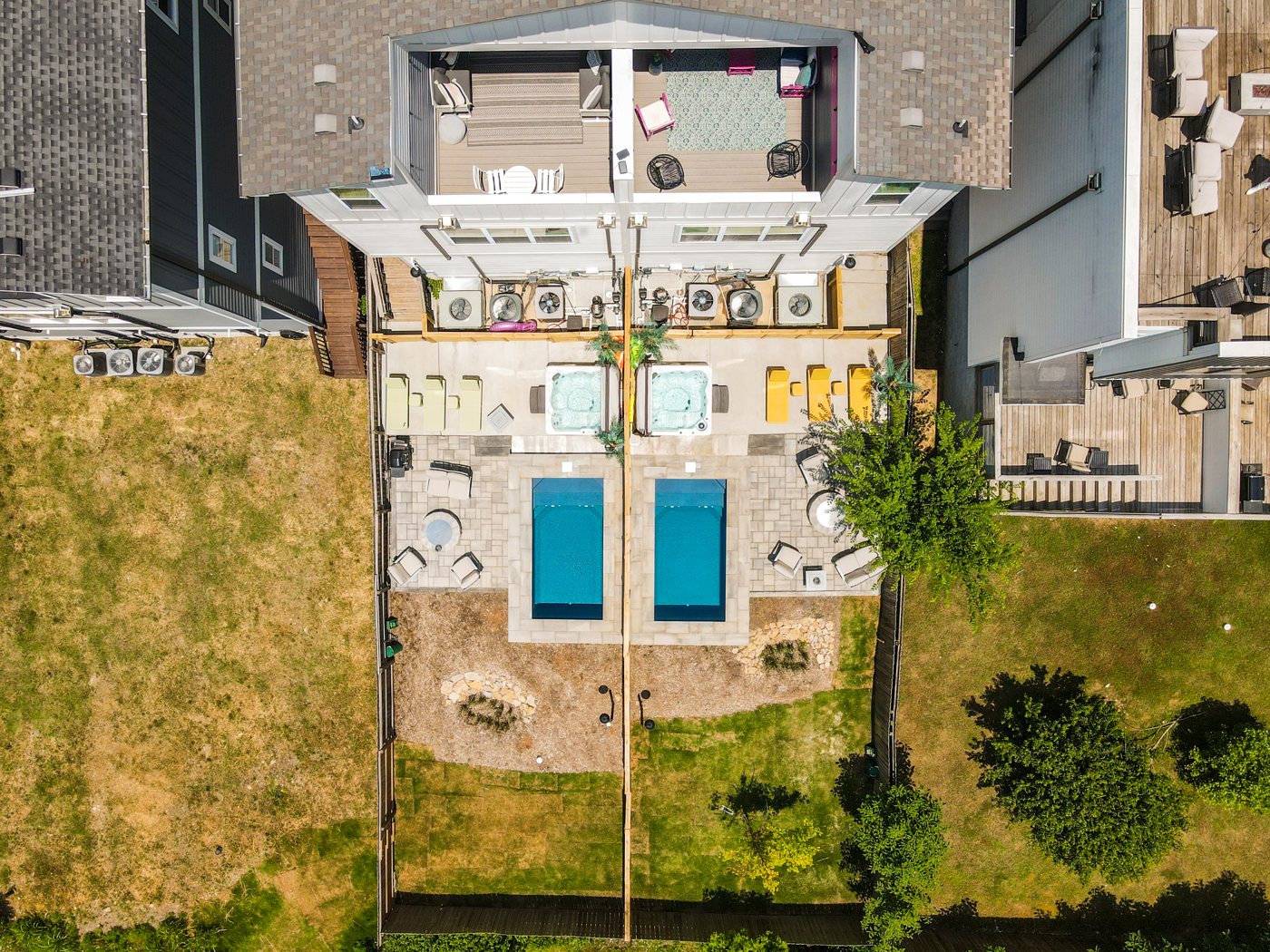 Backyard plunge pool