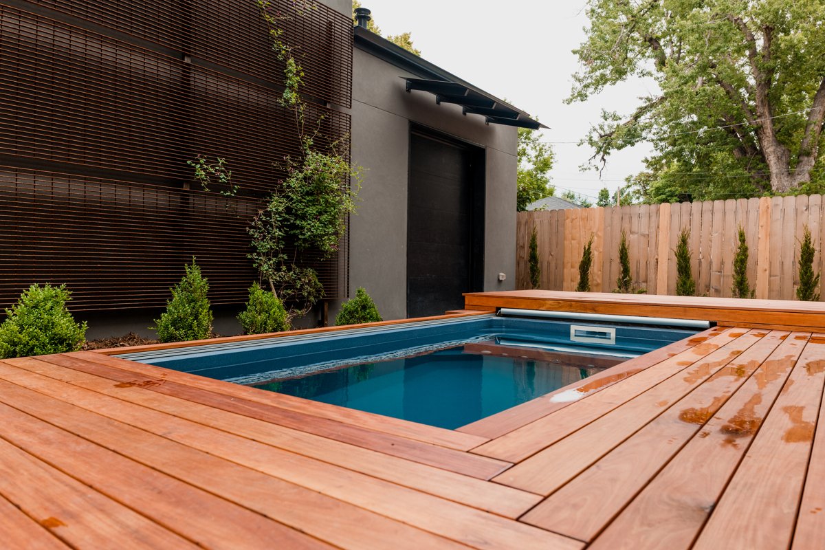 Plungie Original 15 by 8 concrete pool